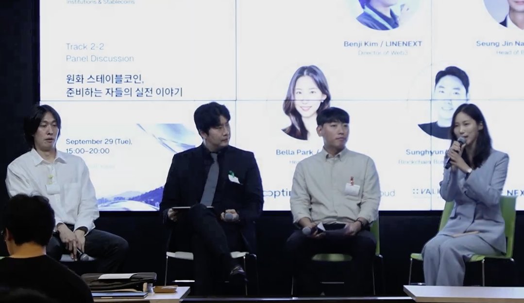 SurfAIHQ's tweet photo. Thank you for those who came to see us at 
CODED@KBW event.

@zk_bella and @shiyuSQ talked about why trust matters in AI-generated financial intelligence and how Surf builds for it, with Bithumb AI as the main case study.

There's more to come, we'll see you there ↓ https://t.co/T99qQRAuwt
