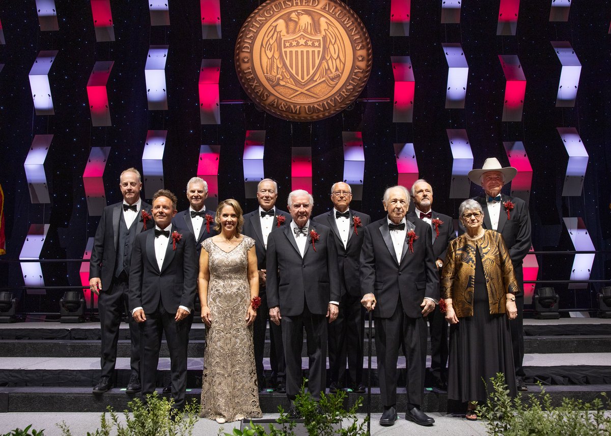 AggieNetwork's tweet photo. Earlier this month, we had the honor of celebrating the 12 recipients of the 2026 Distinguished Alumnus Award, jointly given by Texas A&amp;M University &amp; The Association of Former Students. 👍

Join us in congratulating the 2026 Distinguished Alumni of Texas A&amp;M University. https://t.co/7SaLqB6mTt