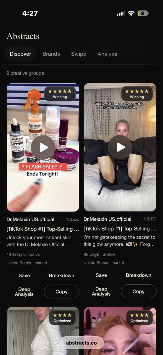 AGZ_TX's tweet photo. @jhueri its dr melaxin and you can analyze their ads using https://t.co/8cfThirFtU for free :) https://t.co/bL6OJE57e8