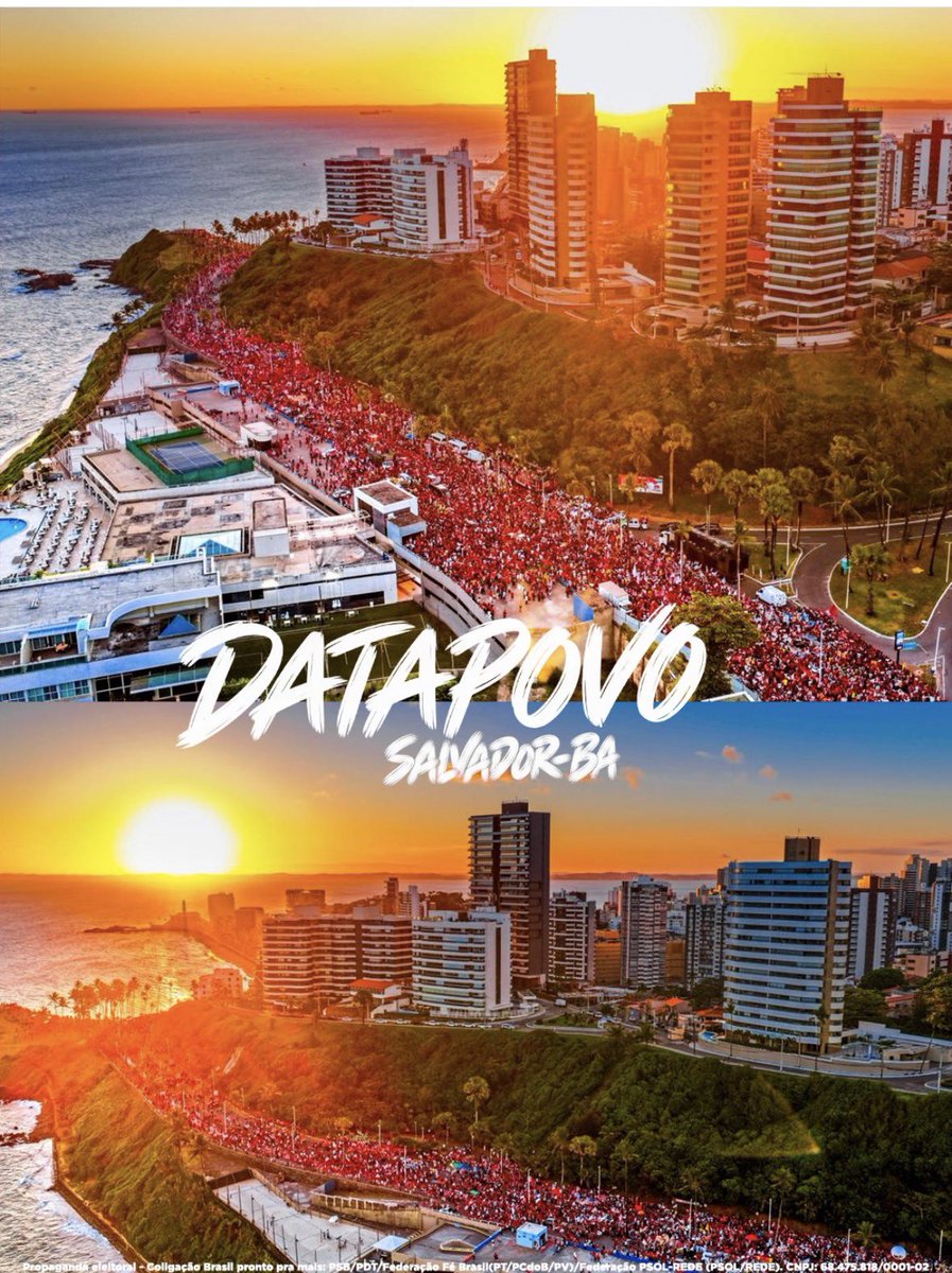 KriskaCarvalho's tweet photo. Repito: Não tem a mínima chance de não reeleger Lula!!! Olhem que lindo o Datapovo na Bahia https://t.co/P5QcQBUhqN