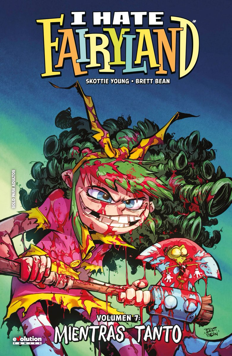 EvolutionPanini's tweet photo. 🍬Lo estabais esperando. En diciembre...

I HATE FAIRYLAND 7

Mientras lidia con el hecho de que Cloudia está en el mundo real en su lugar, Gert descubre que han hecho una película basada en su vida en Fairyland.

#PaniniComics #Fairyland #soloparaadultos https://t.co/UwXGMdsd6B
