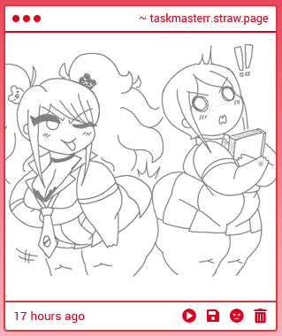 taskmaster_art's tweet photo. another banger involving Chunko AND Mukuround?thank you for this, Mystery Anon 🙏 #danganronpa https://t.co/81U4T048nZ