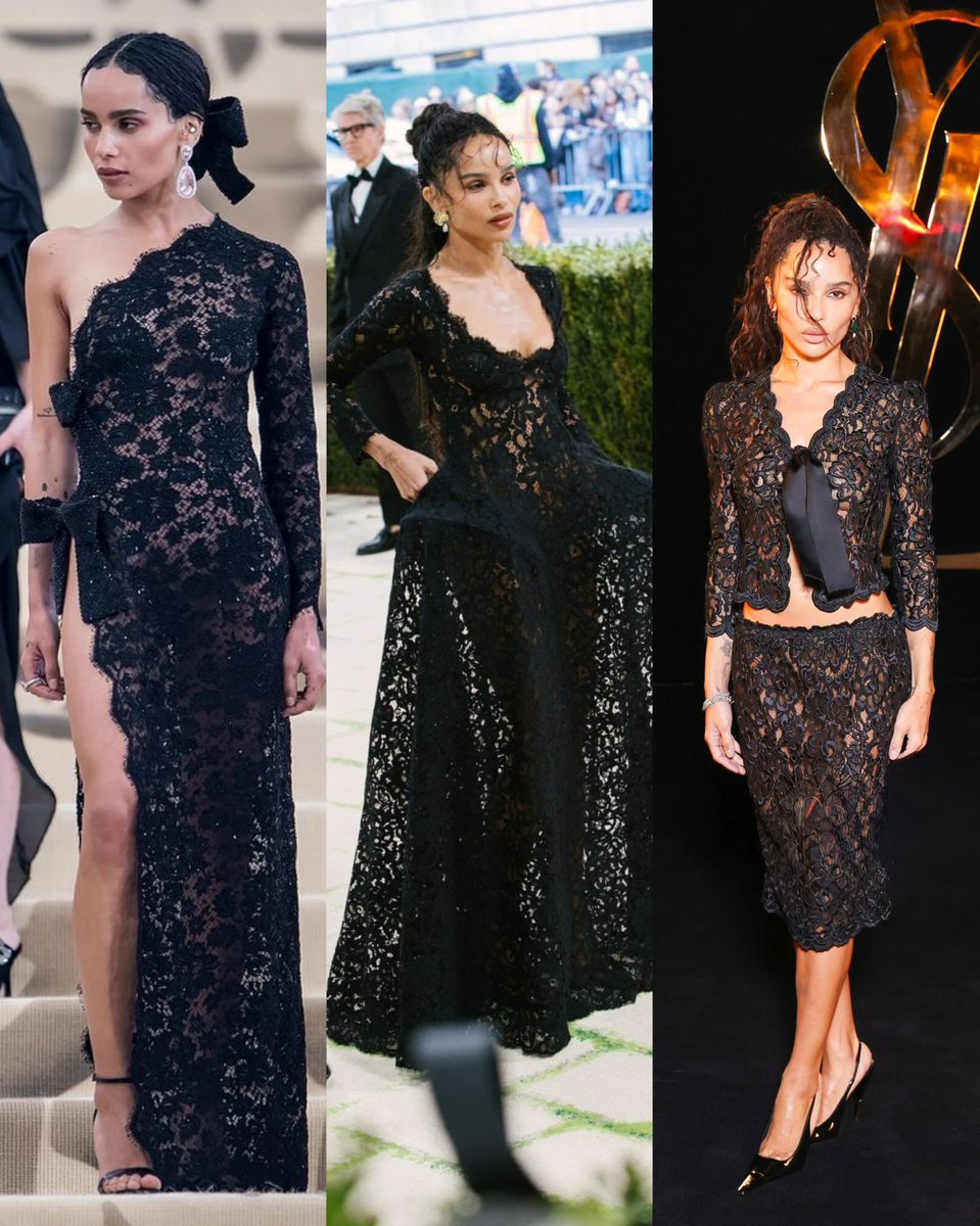zkravitzsource's tweet photo. zoë kravitz has always known how to serve in black lace https://t.co/6WCiMpwP1B