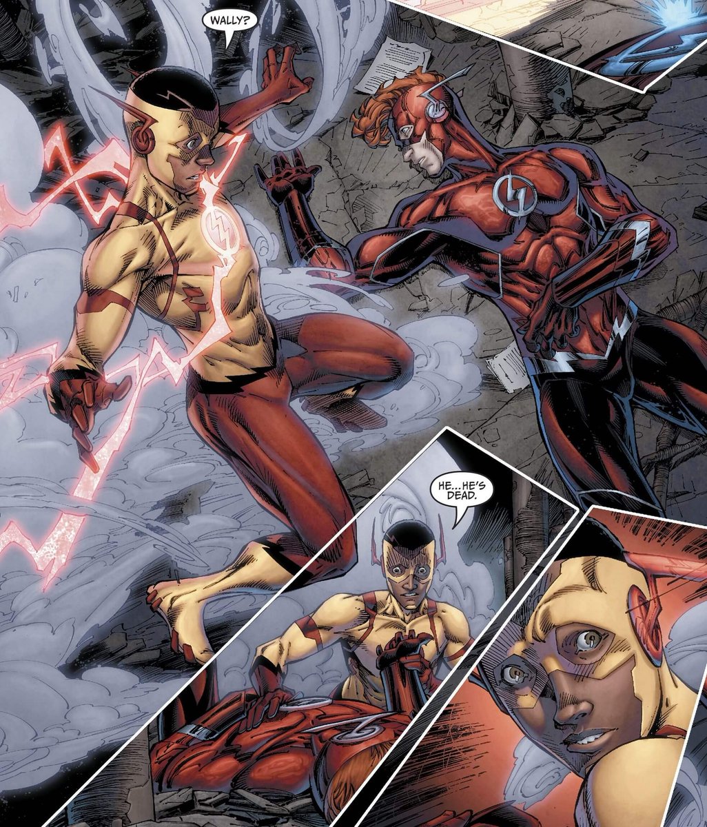 A_Animosity's tweet photo. @AustinHPhillips @DCUHypeGuy wallace west and wally west are 2 separate characters who are cousins btw. https://t.co/leZMfJaOKn