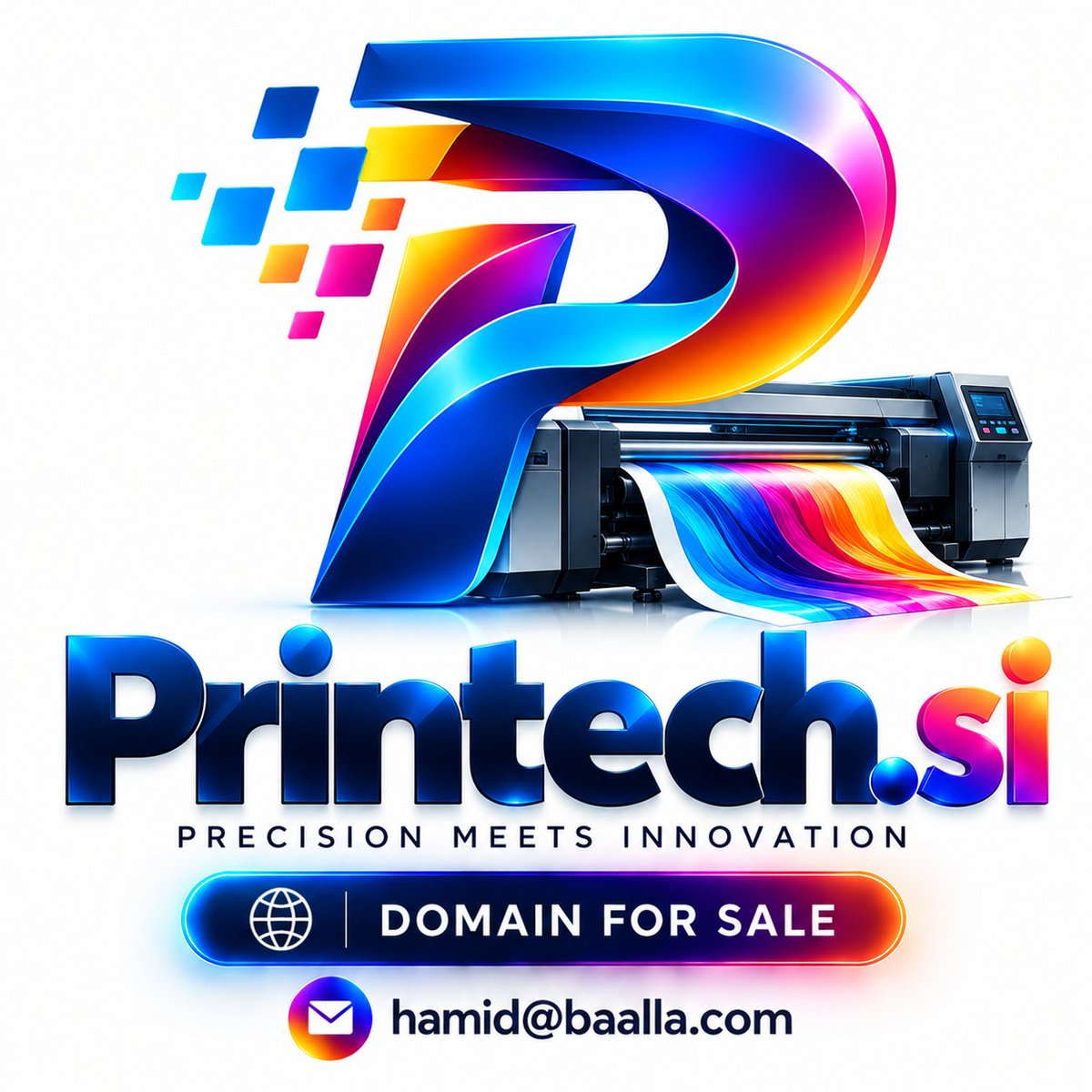HamidBaalla2's tweet photo. https://t.co/lTncLJpL2I  Precision Meets Innovation.

A professional, versatile domain ideal for printing technology, digital production, print automation, or modern creative solutions.

#Printing #Technology #Innovation #DigitalSolutions #DomainForSale https://t.co/7VQB7UsYDc