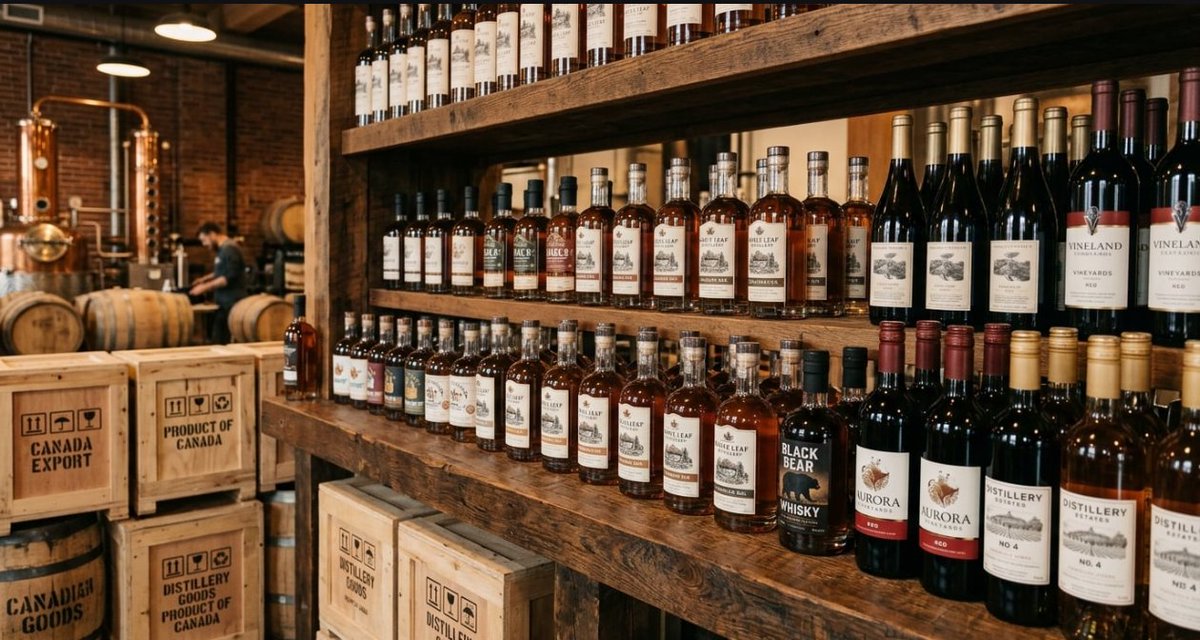 PotokInfo's tweet photo. 🍾WHISKY BANNED. KIM — ‘A FRIEND’. AI IS NOW A ‘SUPERINTELLIGENCE’

As of today, the US has blocked Canadian imports worth around $1 billion: alcohol, motorbikes and a whole host of other items. The border isn’t closed — it’s just that the shelves will go empty.
Meanwhile, Trump says: Kim Jong-un is ‘my friend’. AI suggests renaming it ‘superintelligence’. Major tech companies have signed a voluntary pact — they’ll police themselves.
All in one day: customs are slashing whisky imports, the lexicon is slashing the word ‘AI’, and Pyongyang is back on the friend list.
#Canada #Trump #tariffs #AI #superintelligence #KimJongUn #tradeswar