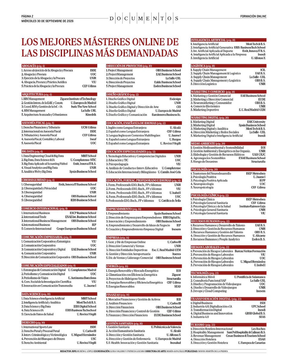 AEFOL's tweet photo. @elmundoes publica un especial sobre #formación #online #elearning https://t.co/MiYJrNl3Ui