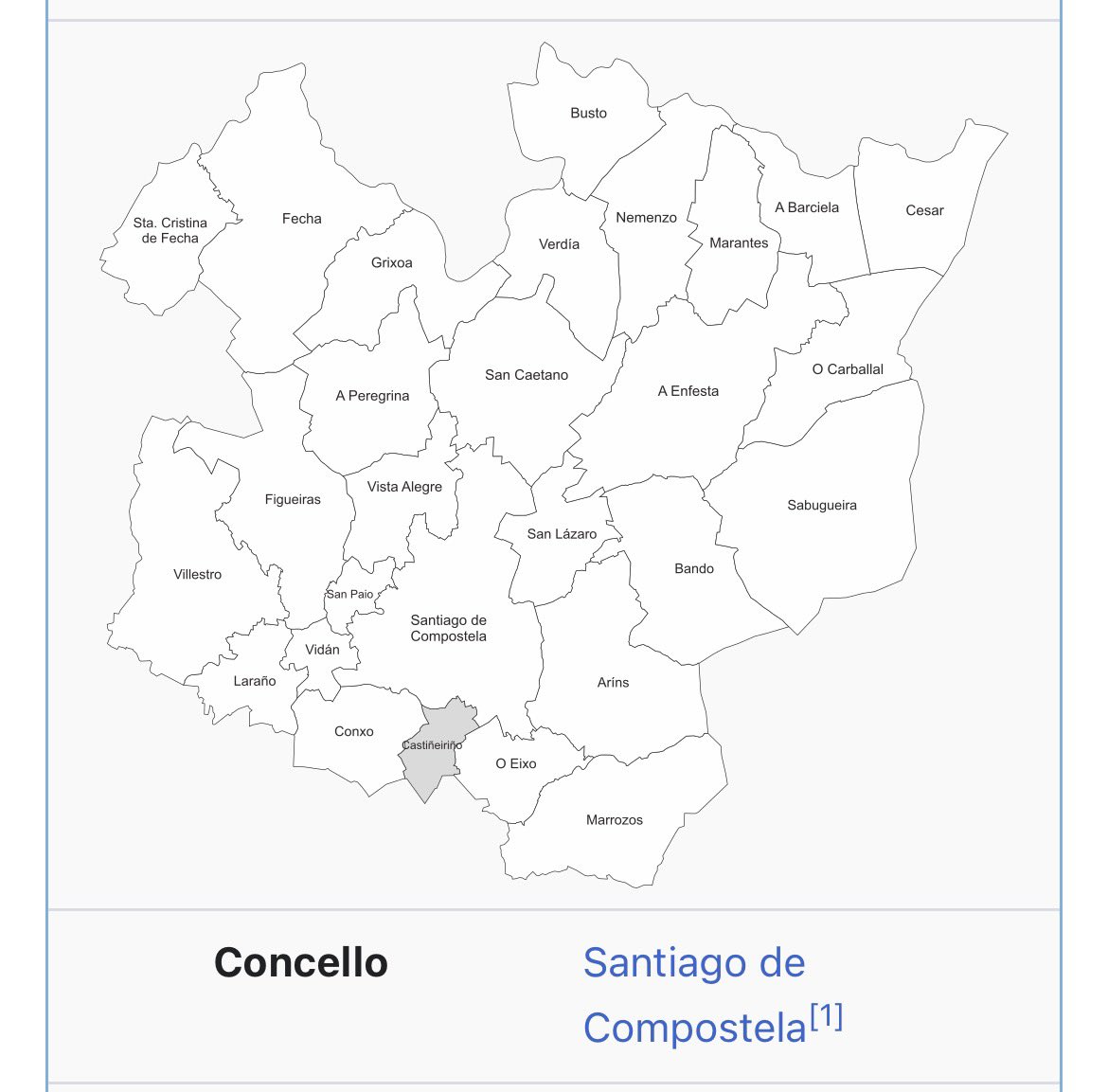 VinculeiroO's tweet photo. A ver peperetes, Lamas de Abade é un núcleo dentro da parroquia do Castiñeiriño. Calquera compostelán sabe a diferencia entre un núcleo de poboación e a parroquia á que pertence. A xente de Lamas de Abade é do Castiñeiriño porque non é de Sar, nen de Conxo, nen de O Eixo..🤷🏻‍♂️🤷🏻‍♂️ https://t.co/2VbR8ih5b4