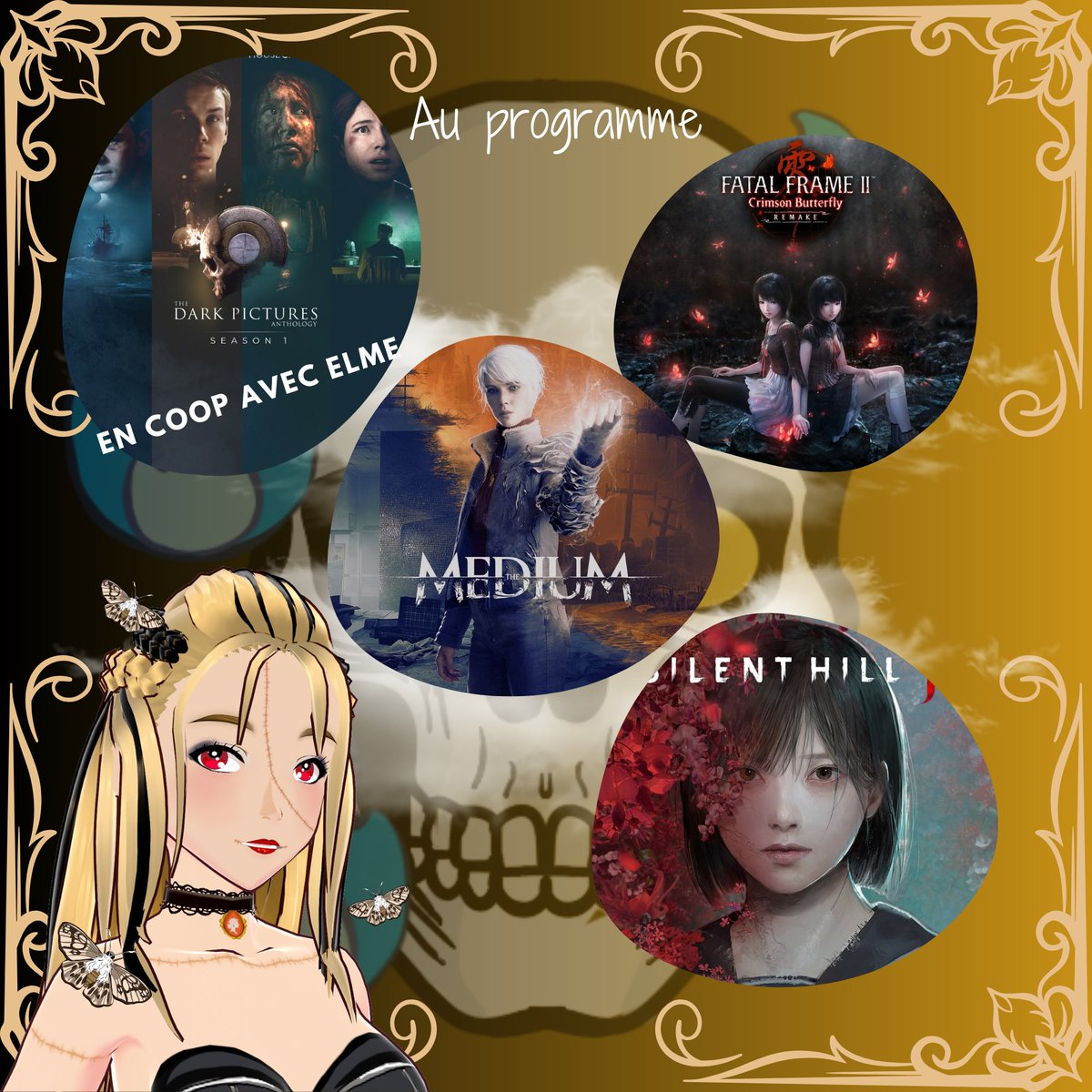 Save_Reene's tweet photo. Au programme des Live Halloween 🎃 https://t.co/EgM9Di53AK