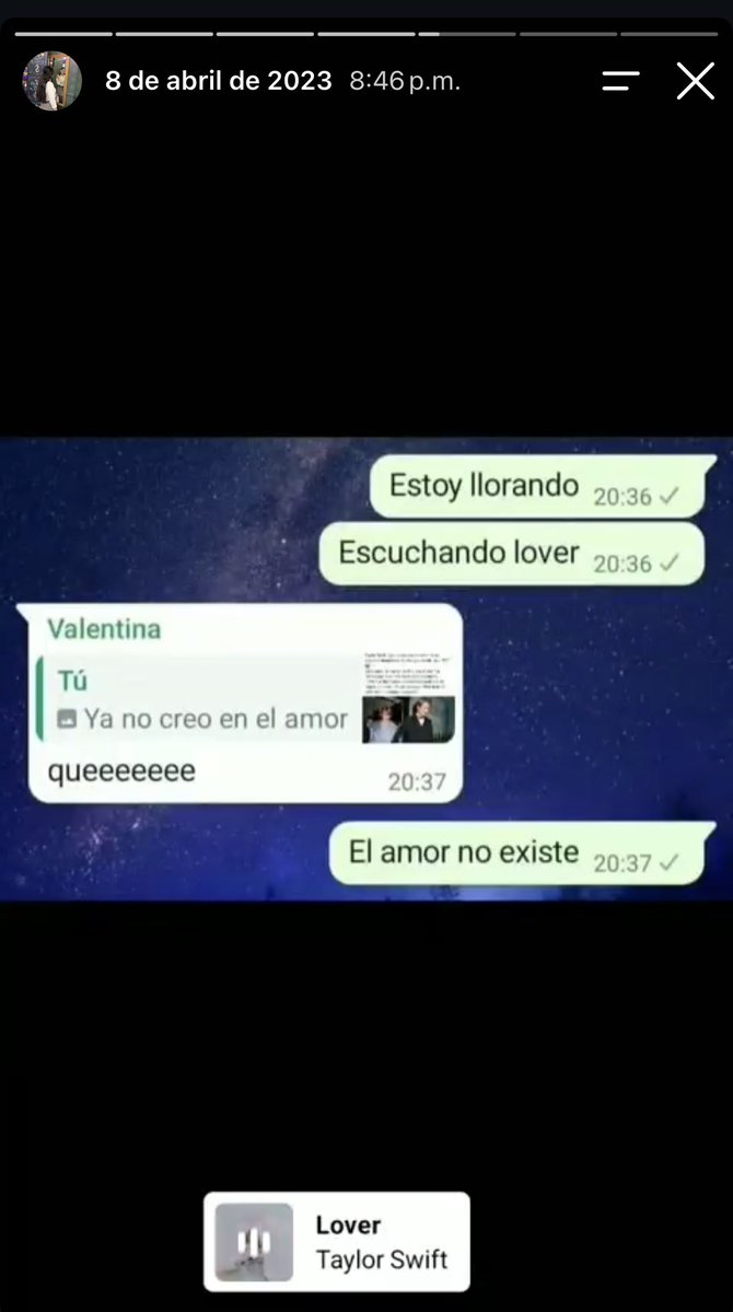 IsaEvermore13's tweet photo. Estaba revisando mis historias de IG y esta fue mi reacción cuando Taylor terminó con la pepona, no puedo ser tan teatrera kjjj https://t.co/1is238dBMD