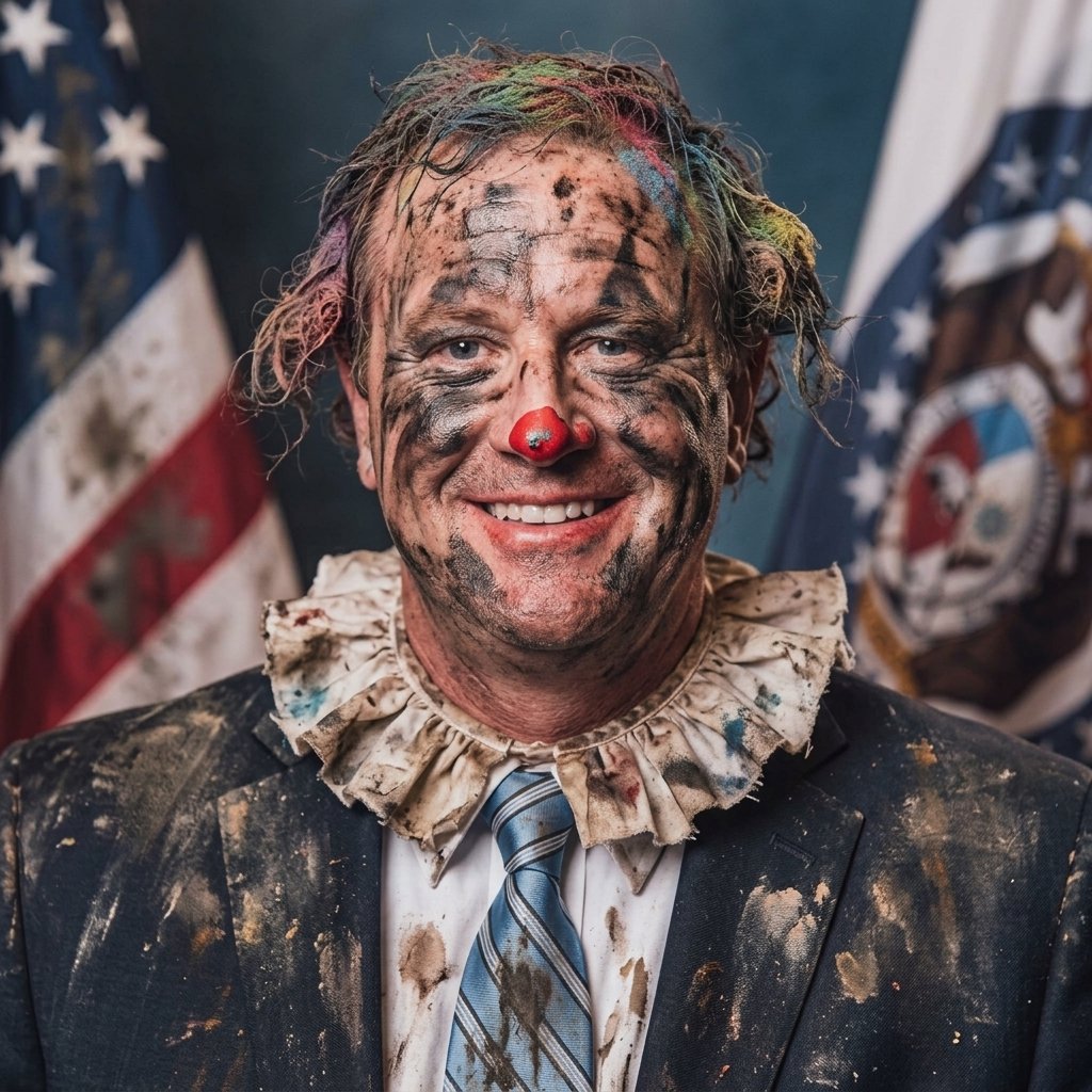 bcpix's tweet photo. @SenEricSchmitt Dirtbag Clown? https://t.co/UFINVkU4K0