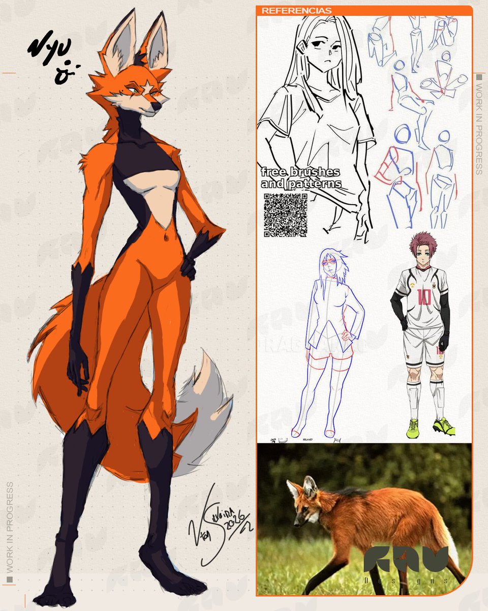 RavDesigns_'s tweet photo. Faziam quase 20 anos que eu não desenhava à mão livre.

Trabalho há anos com design gráfico e acabei ficando tão acostumado a fazer tudo com o mouse que praticamente desaprendi a desenhar.

Depois de criar esta OC, resolvi reaprender.

Comprei uma mesa digitalizadora no domingo e, desde então, estou praticando pelo menos 2 horas por dia, nas horas vagas.

E estou muito feliz com o resultado.

Eu sei que as linhas estão tortas. Sei que a pintura está longe de estar boa. Mas foi extremamente terapêutico simplesmente conseguir sentar e rabiscar isso.

E, sinceramente, não quero corrigir as linhas.

Quero guardar exatamente como está e olhar para trás daqui a alguns meses para ver o quanto evoluí.

Pra ser transparente: usei um pouco de tracing para me ajudar com as proporções e algumas referências. 

Mas faz parte do processo.

Eu estou feliz.

Espero que esse ânimo renovado continue. ❤️