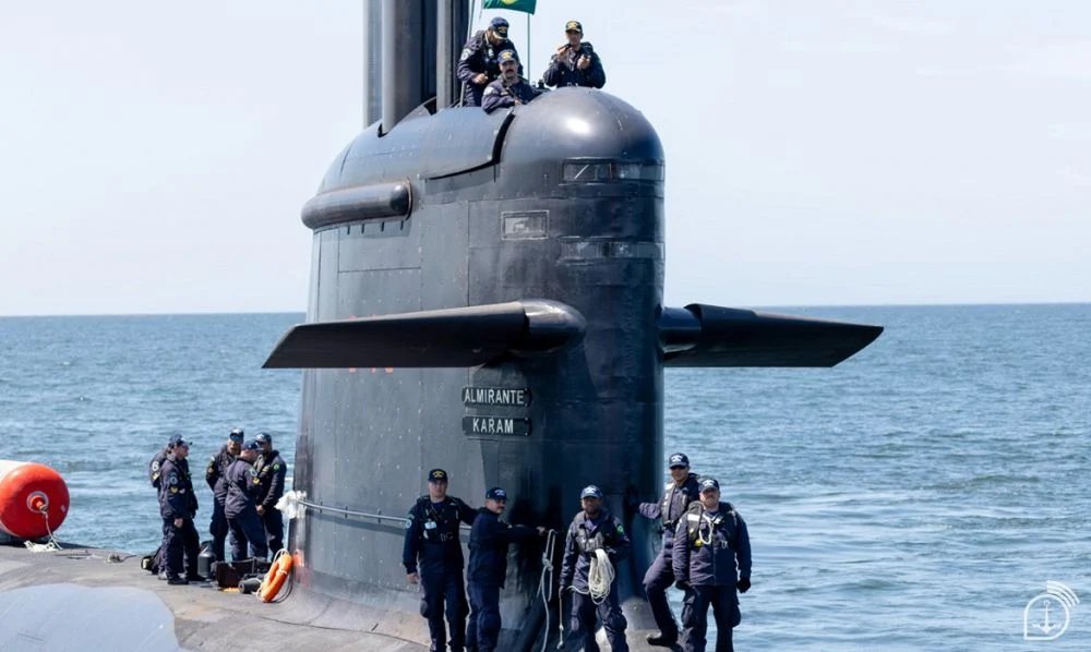 GBNDefense's tweet photo. Submarino “Almirante Karam” conclui primeira imersão estática e avança para provas de mar.

Saiba mais acessando GBN Defense - A informação começa aqui https://t.co/YcvG6wHGox