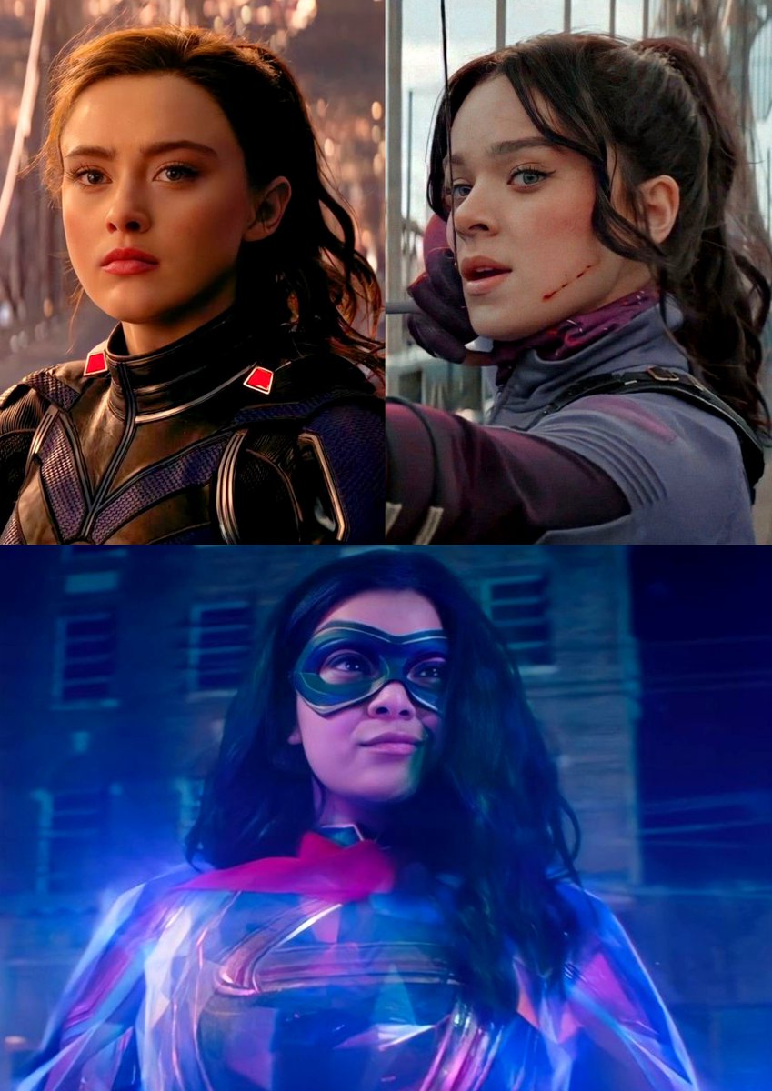 MCUFilmNews's tweet photo. Kathryn Newton, Hailee Steinfeld and Iman Vellani will reportedly return in ‘AVENGERS: DOOMSDAY’
(via: https://t.co/cYa7WTc4qx) https://t.co/zIBDkGJmk2