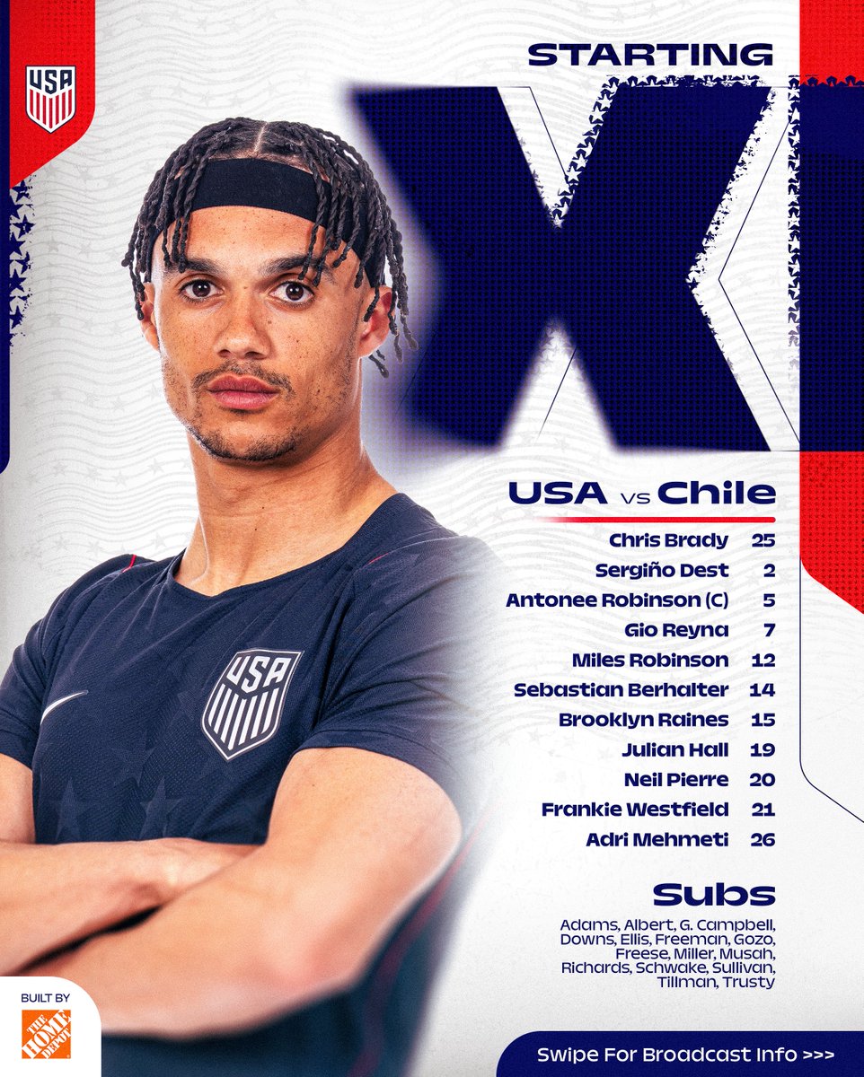 USMNT's tweet photo. Red White & Blue in The Lou! ๐ฅโฌ๏ธ๐ฆ
#USMNT x The @HomeDepot https://t.co/4Mi15rXYOA