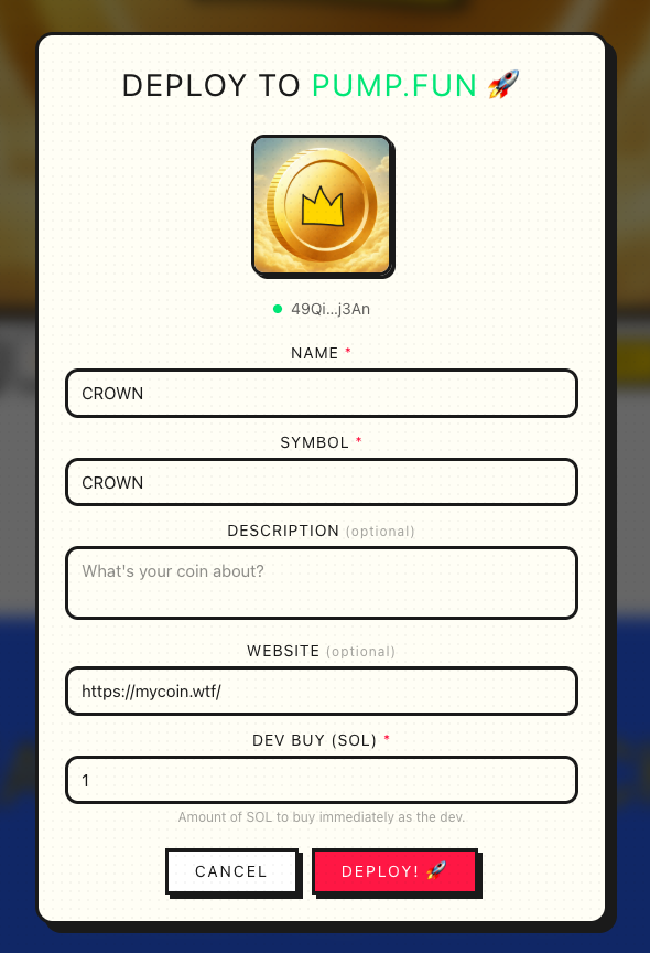 mycoinPumpFun's tweet photo. Draw &amp; deploy! https://t.co/lDJI4JU6Mt