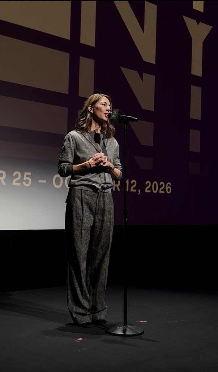 TheNYFF's tweet photo. ❤️ Sofia Coppola introduces the New York premiere of her late mother Eleanor Coppola’s MAKING MARIE ANTOINETTE tonight at #NYFF64. https://t.co/wH9fk0J2SB