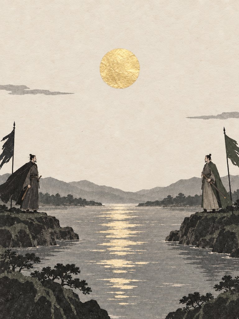 BjLin10's tweet photo. Happy Mid-Autumn, minimalist paper-cut with a hand-gilded moon. Rivals under the same moon. made with GPT Image 2.5 #AIart #papercut https://t.co/muyxSnJyjM