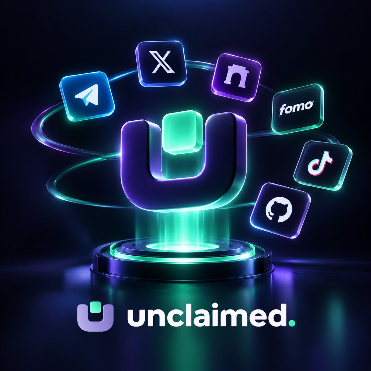 Itsunclaimed_'s tweet photo. Not everyone has a wallet.  But everyone has an identity.  X,Telegram, Farcaster,FOMO,TikTok,GitHub, etc.

$UNCLAIMED turns your online identity into a way to claim creator fees.  No borders. No subscriptions.

Launch with https://t.co/iqnPwvzfUo https://t.co/gPBed7G7Pd