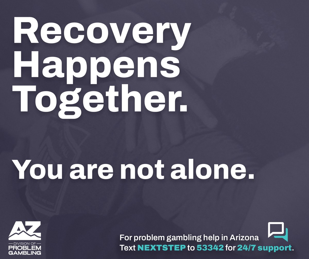 ArizonaDPG's tweet photo. ➡️ Recovery starts with taking the #NextStep.
📲 When you text NEXTSTEP to 53342, you will be speaking confidentially with a master���s level clinician who will ask you a series of questions to ensure you get the help you need.
More resources available at https://t.co/rMZFDf1Jbm. https://t.co/192CZURifE