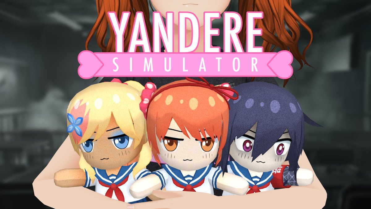 shoujo_city's tweet photo. Yandere Simulator x Anime City collaboration. New character goods featuring Osana Najimi, Oka Ruto, and Musume Ronshaku are added in Anime City update 0.8 (all YS content is used with permission). #gamedev #YandereSimulator #YanSim https://t.co/ArdnUhDf47
