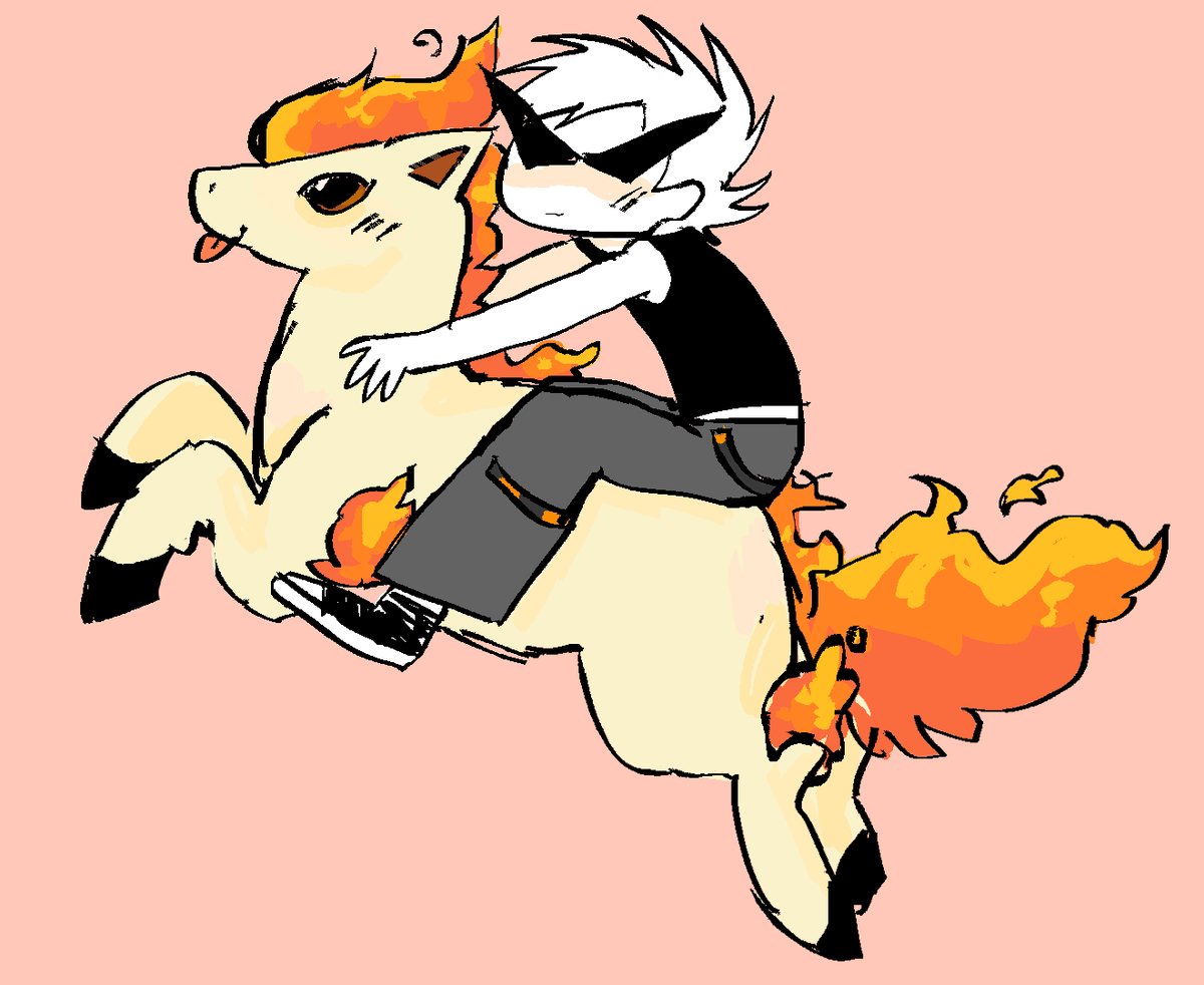 foxbiitez's tweet photo. boy that loves his ponyta https://t.co/5FJgYVebXo