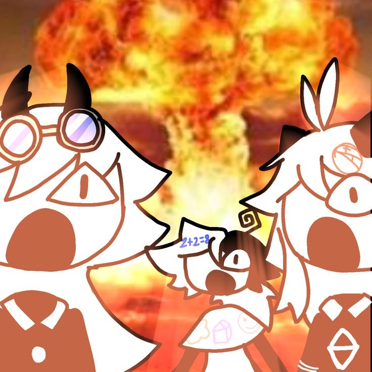 DailyFPEMemes's tweet photo. More #FPE memes of destruction
#fundamentalpapereducation #fundamentalpapereducationfanart #fpefanart #fanart #fpetwt #FpeX #KATIEVERSE #kaaatie #Kaaatieverse #a3dghost #fpeart #fpememe #dailyfpememes #fpeseries #FPEfandom #fpeverse #fpeoliver #fpezip #fpeedward #fpebullytrio https://t.co/55uimSgUrA