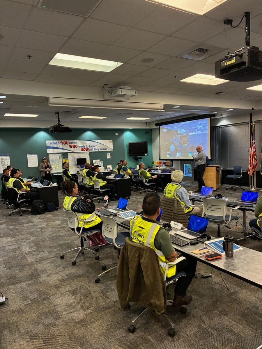 PierCEOTransit's tweet photo. I'm proud of the nine new drivers and one maintenance employee who completed training earlier this week,  and are ready to start the next phase of their new career at @PierceTransit. https://t.co/IYV7Mkssjx