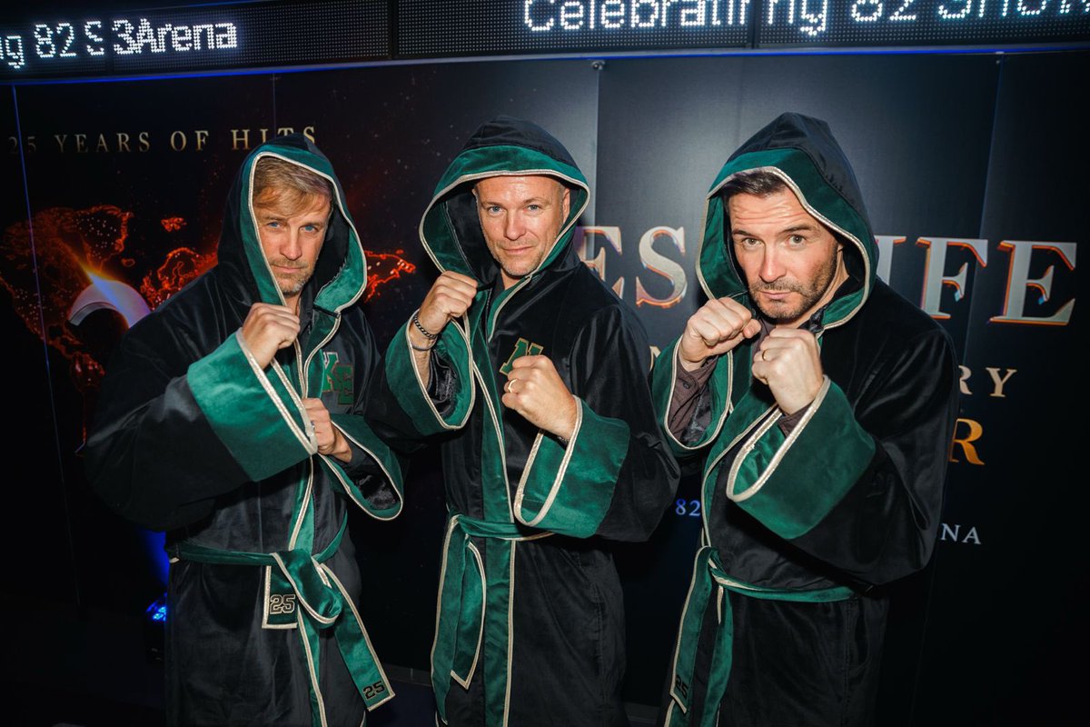westlifemusic's tweet photo. If we could tell our younger selves that we’ve now done 82 shows at the 3Arena in Dublin - they’d never believe it. Every night at this venue is an honour and we’re still lost for words since finishing this residency. All we can really say is THANK YOU ❤️❤️❤️ https://t.co/KMQgCBNYMB