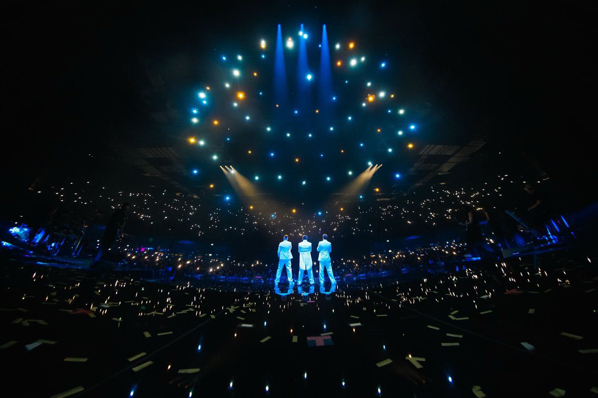 westlifemusic's tweet photo. If we could tell our younger selves that we’ve now done 82 shows at the 3Arena in Dublin - they’d never believe it. Every night at this venue is an honour and we’re still lost for words since finishing this residency. All we can really say is THANK YOU ❤️❤️❤️ https://t.co/KMQgCBNYMB