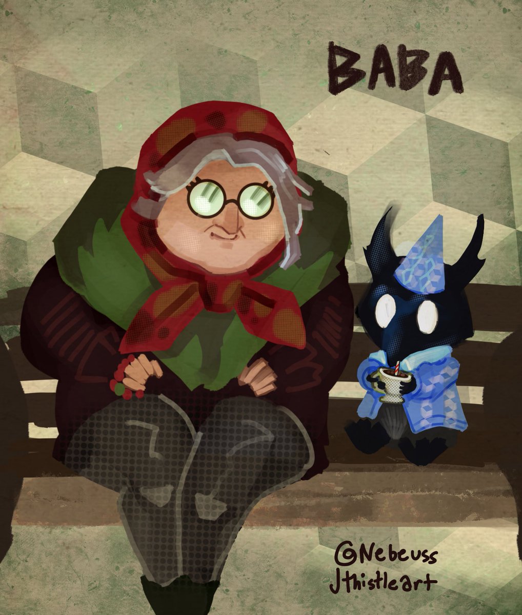 Nebeuss's tweet photo. Baba shares her Tea with Rem
@valvesoftware 

Petition to vote for BABA!!! 
#deadlock #Babadeadlock https://t.co/7MpzqDQSFF