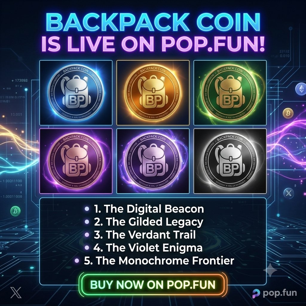 SolMemeLab1's tweet photo. 🚀 The Backpack Coin Collection is officially LIVE on https://t.co/045OrsIuXy! 🎒✨

​👉 Buy Now on  [https://t.co/QPhuYKUP2K
​#Crypto #BackpackCoin #PopFun #Web3 #Solana #CryptoLaunch https://t.co/SaXlYudgHx