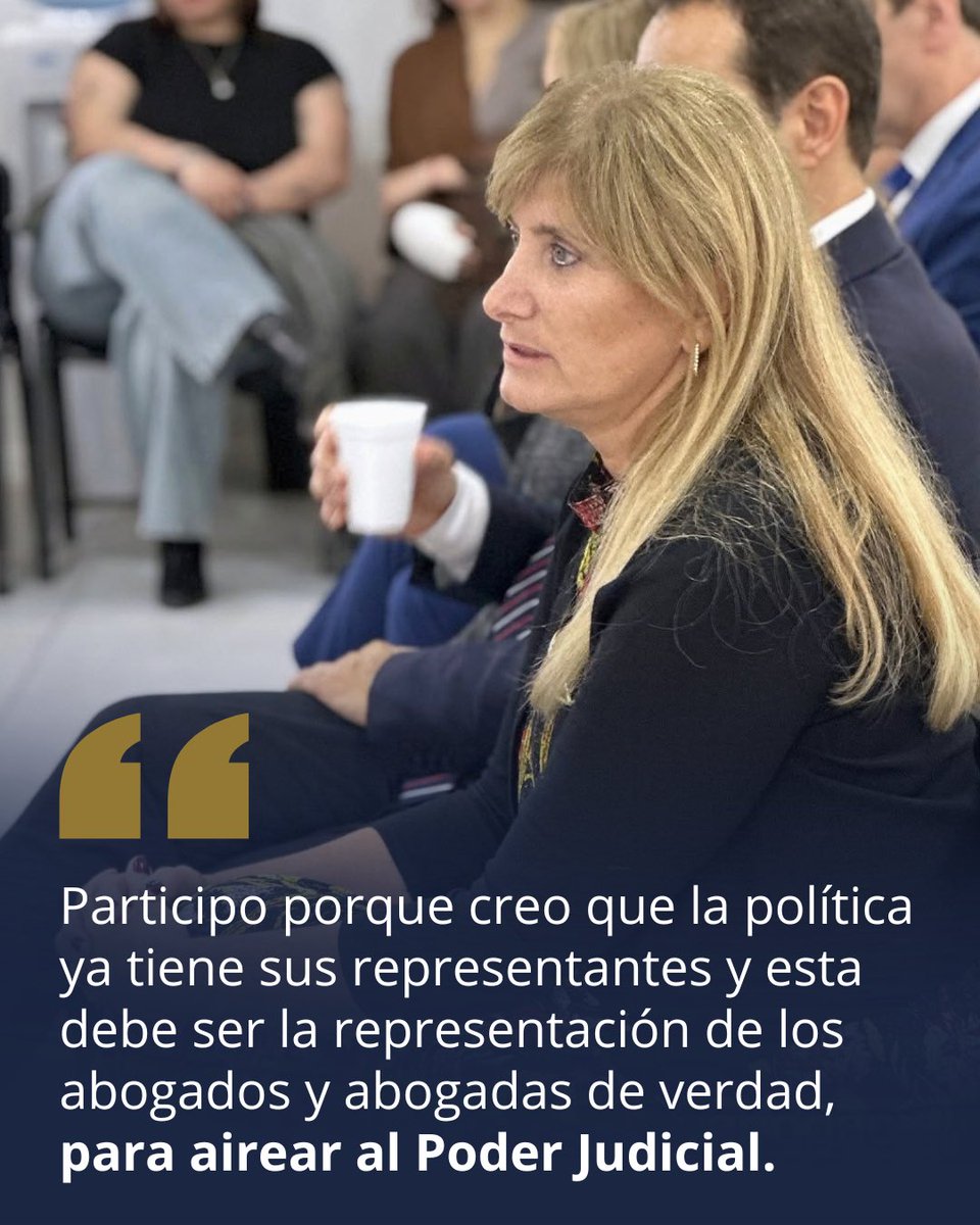 AleLazzaro2026's tweet photo. Para airear la Justicia, necesitamos menos operadores políticos y más abogados. Participamos para representar a los que litigan todos los días. Votá Lista 1. https://t.co/RJyOlF1zhS