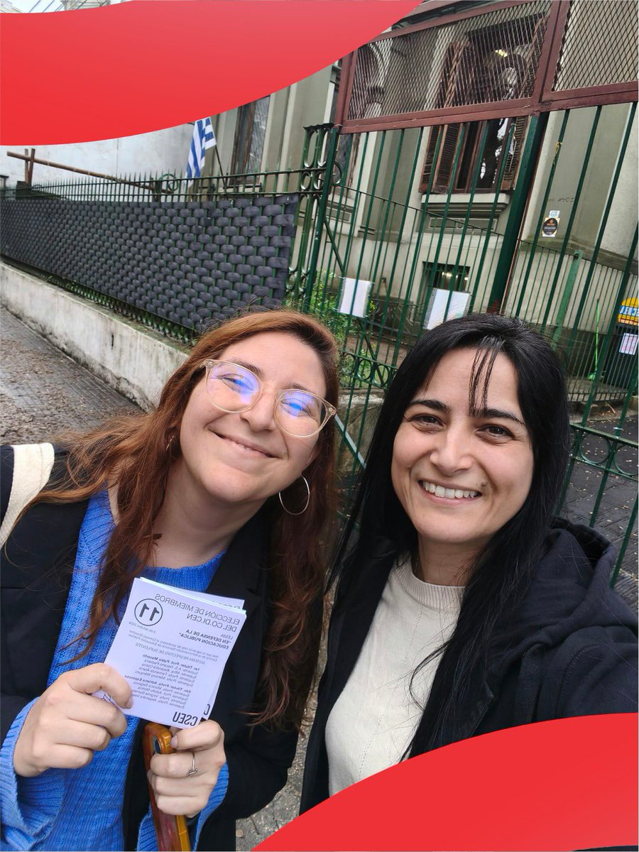 FenapesUruguay's tweet photo. 🗳️ Elección CODICEN
📢 Seguimos recorriendo comunidades educativas e intercambiando con las y los docentes.
✊ LISTA 11. Colegas de todo el país en defensa de la educación pública.
#FenapesSeMueve
#ElecciónCodicen
#Lista11 https://t.co/1fniDBgtL4