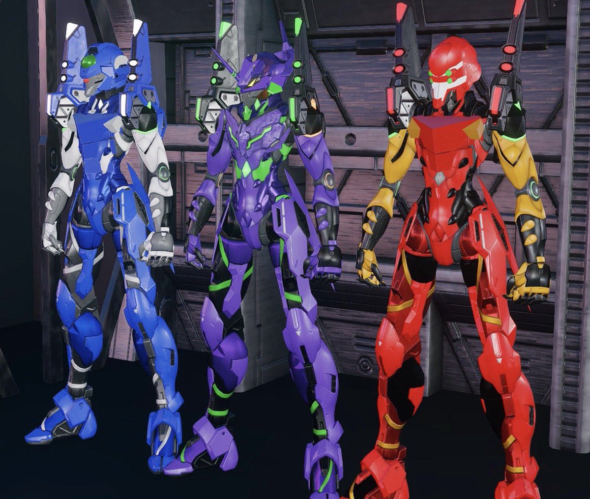 F44120773's tweet photo. エヴァ0号機、2号機も改修完了
＃PSO2NGS ＃キャストはいいぞ
＃メンテの日なのでssを貼る https://t.co/akRvei2U0R