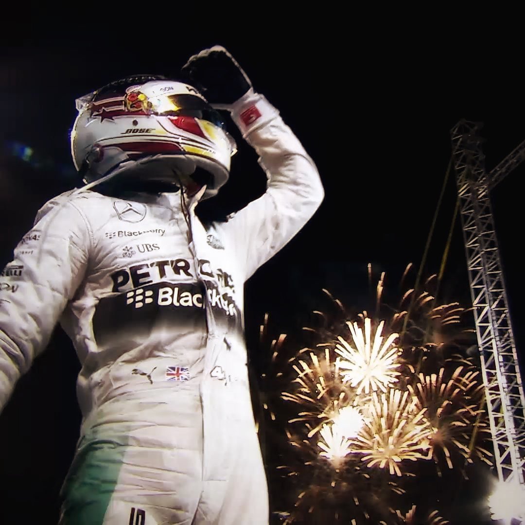 ninthforya's tweet photo. There’s a certain magic when Lewis stands under fireworks ✨ https://t.co/7WONhZdUuZ