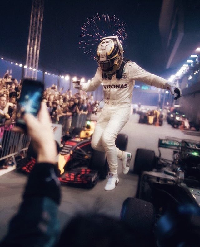 ninthforya's tweet photo. There’s a certain magic when Lewis stands under fireworks ✨ https://t.co/7WONhZdUuZ