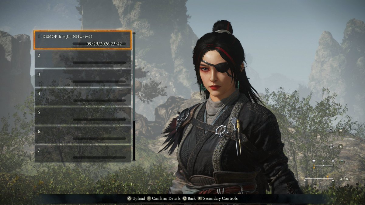 4thSnake's tweet photo. I went for a different style for my Wo Long 2 character, compared to WL1 and Nioh 2 and 3. No high ponytail this time.
#WoLong2Code https://t.co/fhD3RLjR18