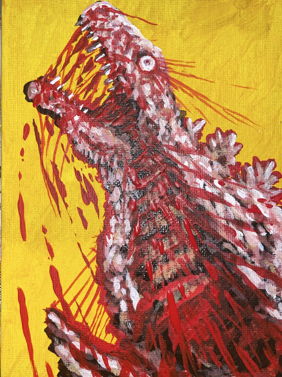 GothamRemnant's tweet photo. #godzilla #ゴジラ　#シンゴジラ
I love textures! This was fun to make!
@Godzilla_Toho @godzilla_jp https://t.co/74TwiM97h8
