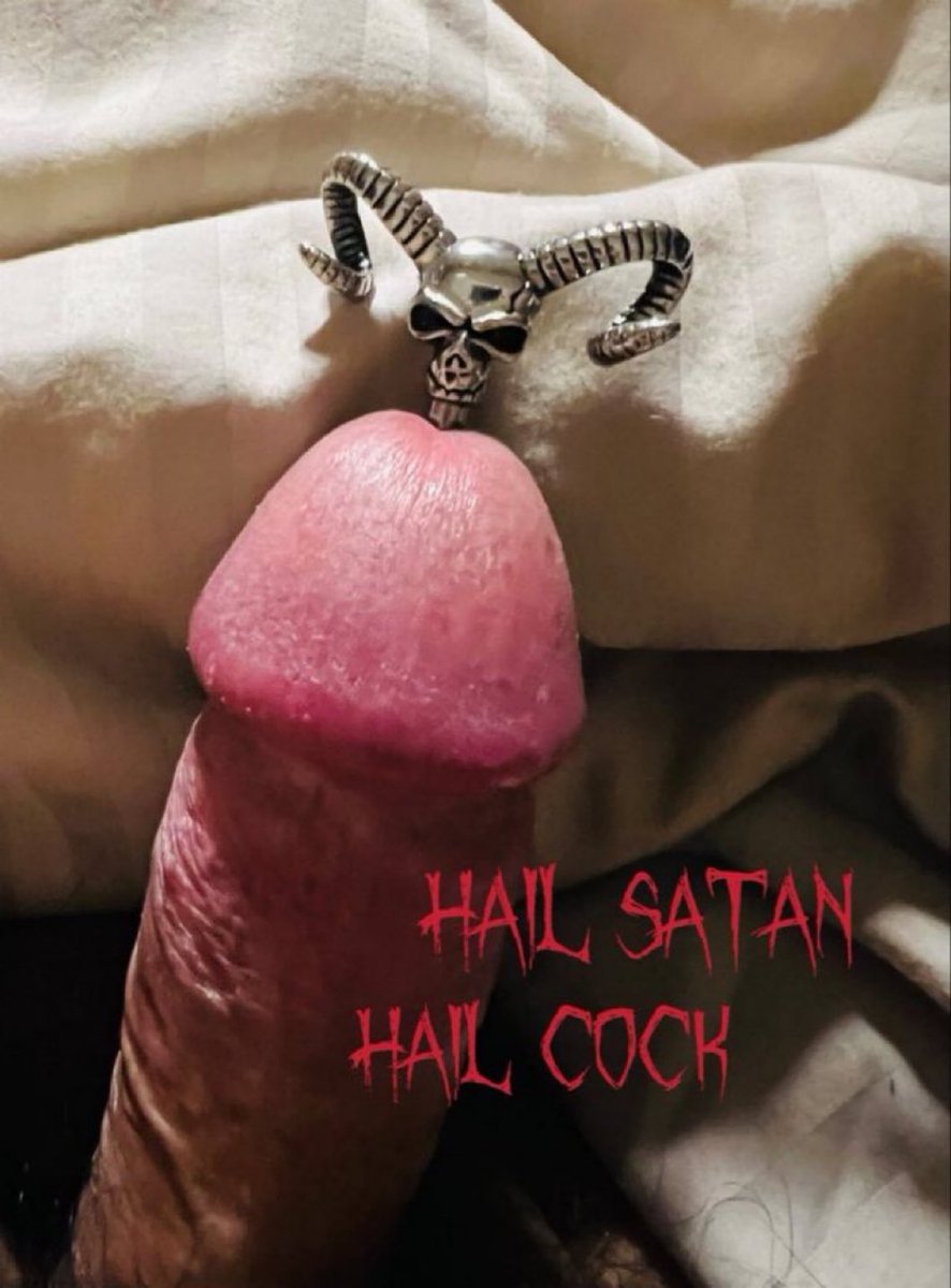 rizangalitsetiv's tweet photo. HAIL SATAN π
HAIL COCK ππ
#SatanicRitual #SatanicRituals #HailSatan #DarkRitual #BlackMagick #LeftHandPath #Satanic #Occult https://t.co/dE1XtHy8WS