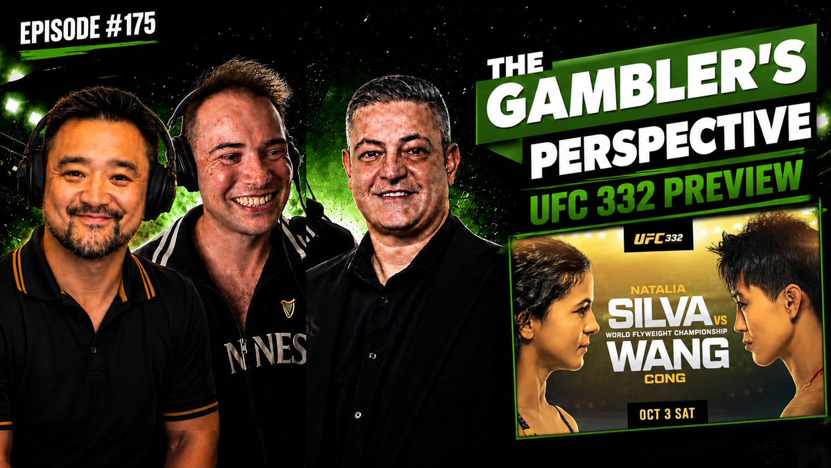 GamblersUFC's tweet photo. Episode #175 is now available on @MMAOddsBreaker👀

@FightOdds, @MrElectricute &amp; @MMA_RAX preview #UFC332 and give out their best bets           

WATCH  https://t.co/dDDzXoQhEr https://t.co/RRpSTn7U0W