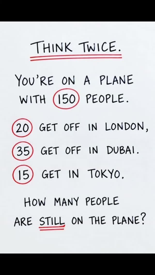 AiWithliza's tweet photo. A tricky little brain teaser for your feed.

 Can you crack it? 🧠✈️ https://t.co/3STsfe2Kih