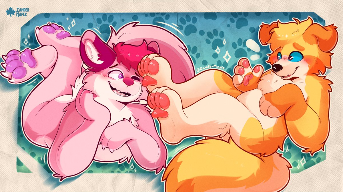 ZanderMaple's tweet photo. 🐾 ✨ P-Paws!?!?!?

🎨 Commish from MadmanFuzz! Featuring Alfie! :3 https://t.co/Cq8qQ2MIHd