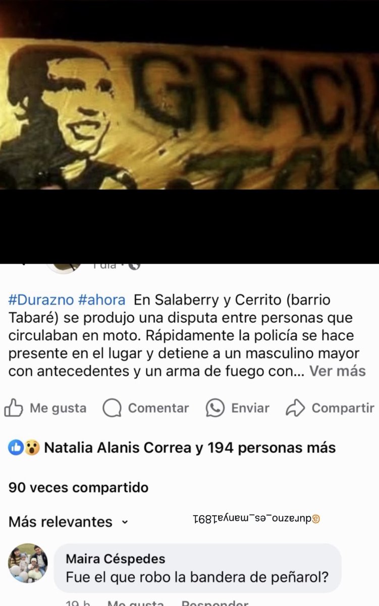 culturadbarrio_'s tweet photo. con pintura no se recuperan las banderas y en durazno están -2 https://t.co/wt3x47G9Jx