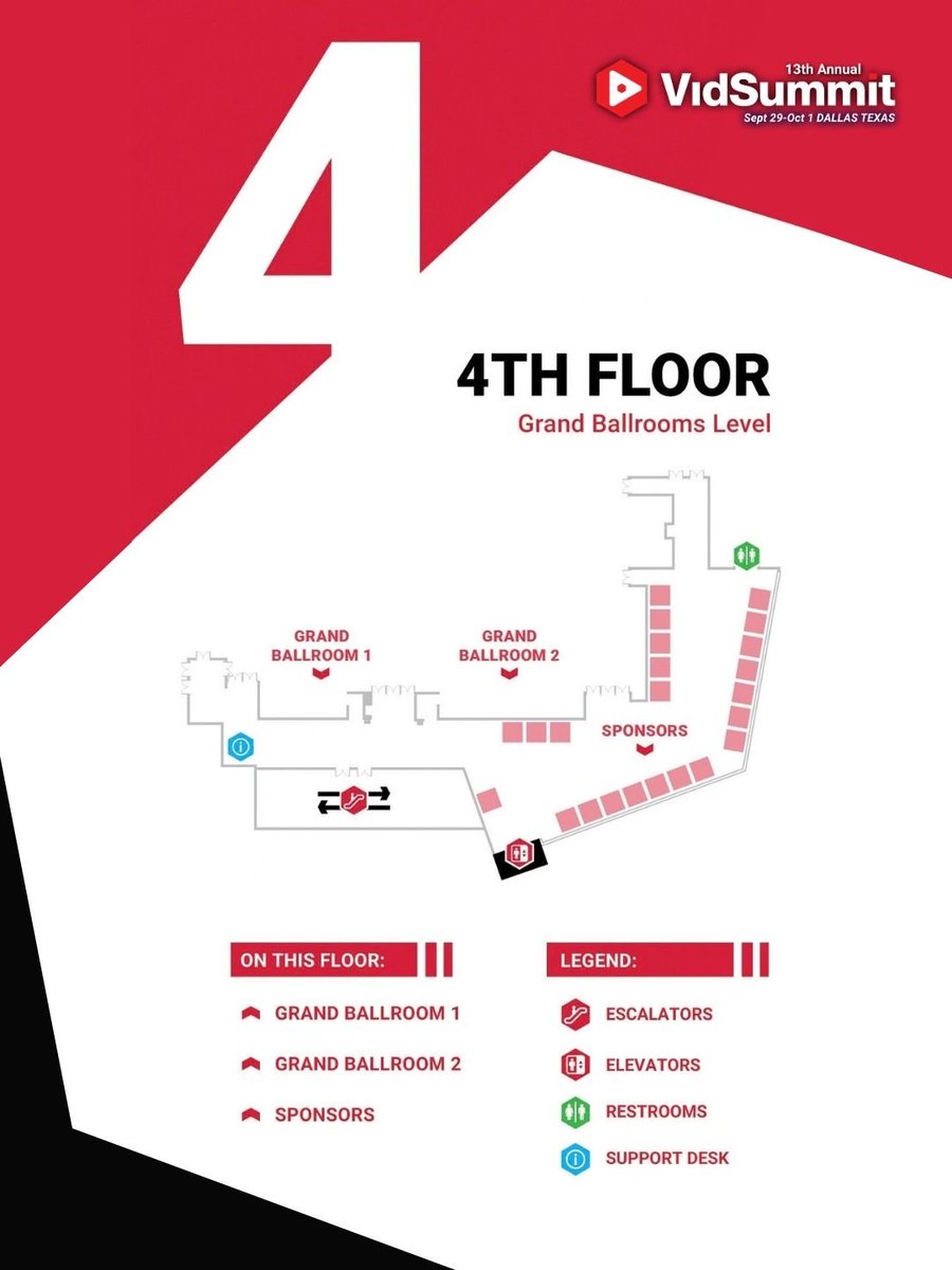 vidsummit's tweet photo. VidSummit 2026 floormap https://t.co/MH7vW6lUZM