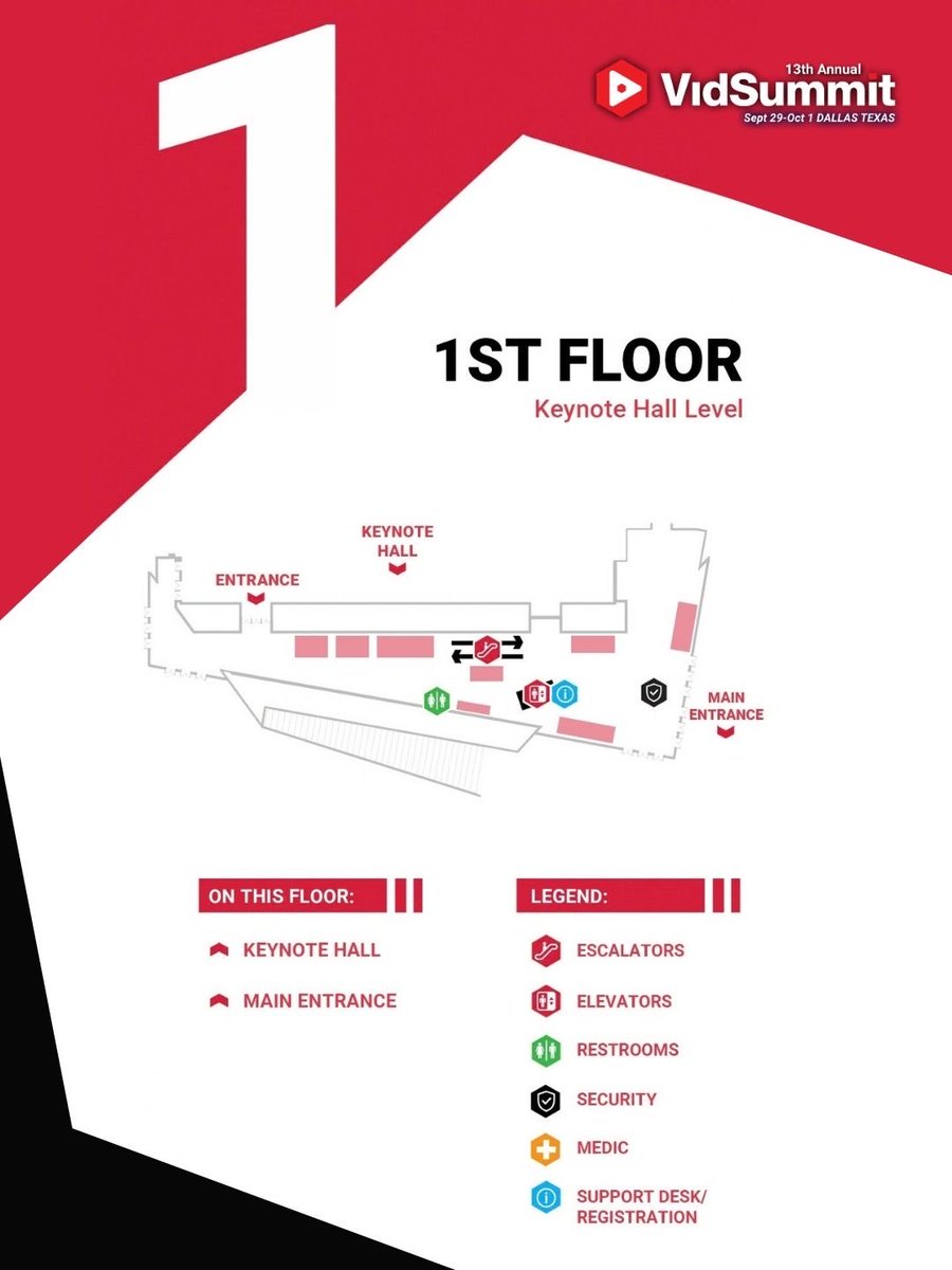 vidsummit's tweet photo. VidSummit 2026 floormap https://t.co/MH7vW6lUZM