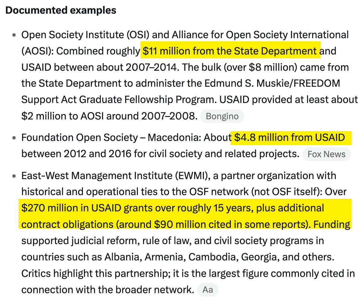 PatriotGal480's tweet photo. How do you feel about our Tax Dollars going to George Soros Open Society Institute and his other organizations? Over $286 Million was given to this monster. https://t.co/EXLUtxKOmk