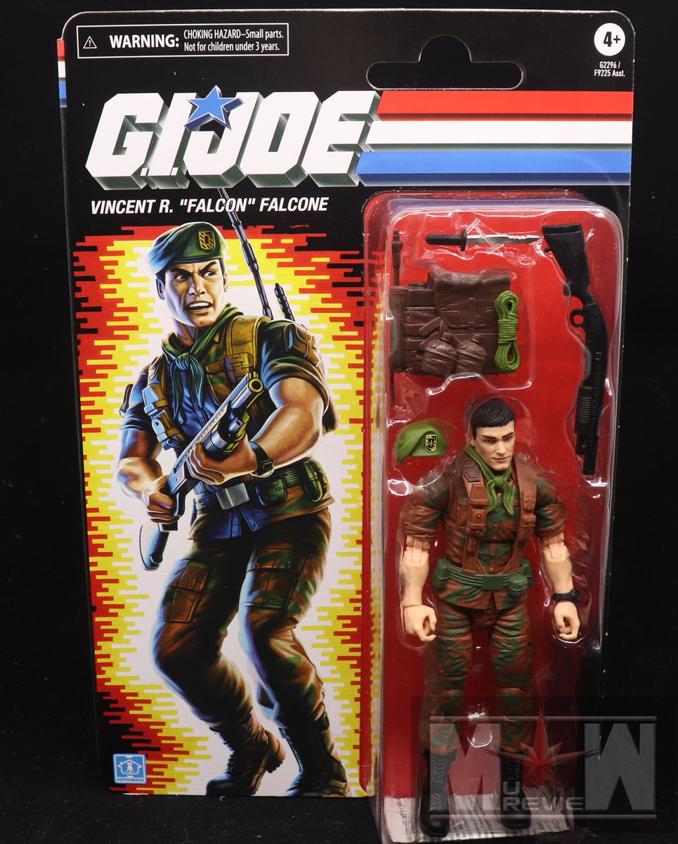 MUReview's tweet photo. G.I. Joe Classified Retro Series Falcon
@hasbro #hasbrotoypic #toyphotography #gijoe #yojoe @hasbropulse @gijoe @gijoeofficial #retro #retrocardback #falcon #retrofalcon #slaughtersmarauders #gijoethemovie #rawhides  $27.99 https://t.co/aetgatBaf8 https://t.co/lxSh3JBiEL