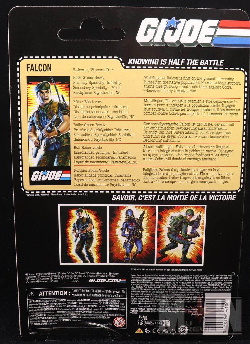 MUReview's tweet photo. G.I. Joe Classified Retro Series Falcon
@hasbro #hasbrotoypic #toyphotography #gijoe #yojoe @hasbropulse @gijoe @gijoeofficial #retro #retrocardback #falcon #retrofalcon #slaughtersmarauders #gijoethemovie #rawhides  $27.99 https://t.co/aetgatBaf8 https://t.co/lxSh3JBiEL