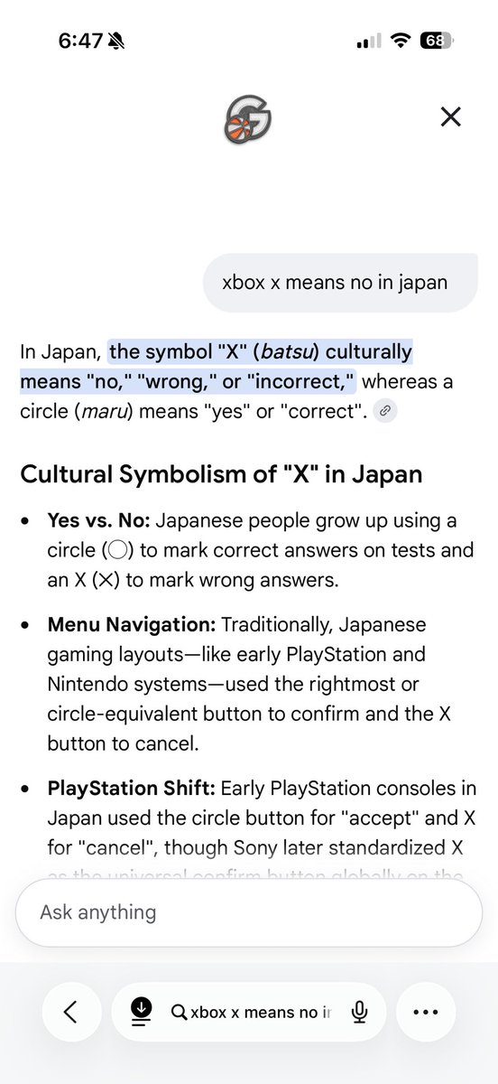 SegaHatesXbox's tweet photo. @kingtuga121 @XboxHatesXbox @MrSteven156 @M1K9K7I9 @Theskillpro55 X means NO in Japan. It’s such a dumb brand name that everyone hates it. https://t.co/9IKCJaPIrZ